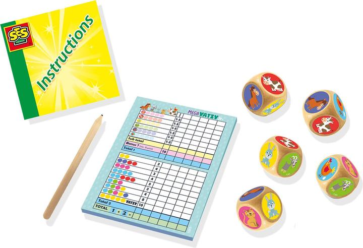 Produktbild Ses Mega Yatzy Junior (Niederländisch, Englisch, Französisch, Deutsch)