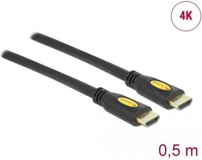 Image du produit Delock HDMI haute vitesse avec câble Ethernet (0.50 m, HDMI)