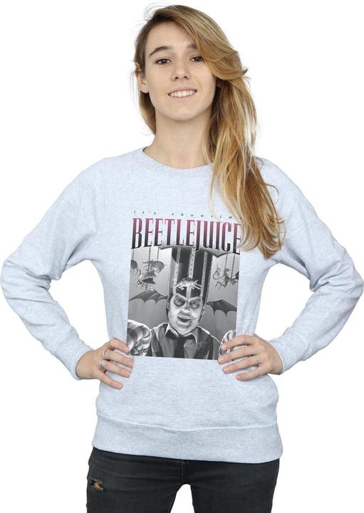 Actual product image Beetlejuice Womens/Ladies Circus Homage Sweatshirt (XXL)