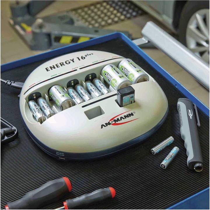 Actual product image Ansmann Energy 16 Plus (1 pcs., C, D, AA, AAA, 9V Block, Chargers without battery)