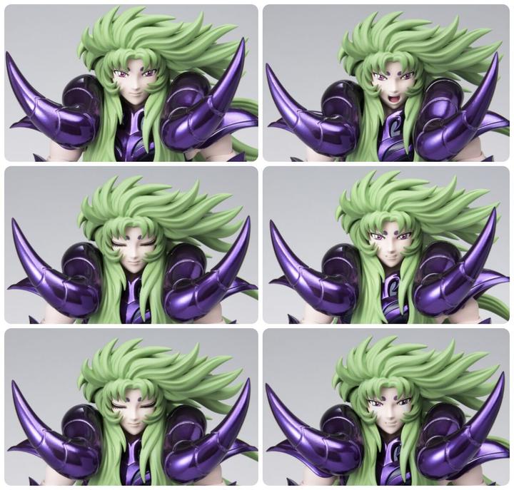 Actual product image Bandai Saint Seiya Ex Aries Shion Surp & Pope