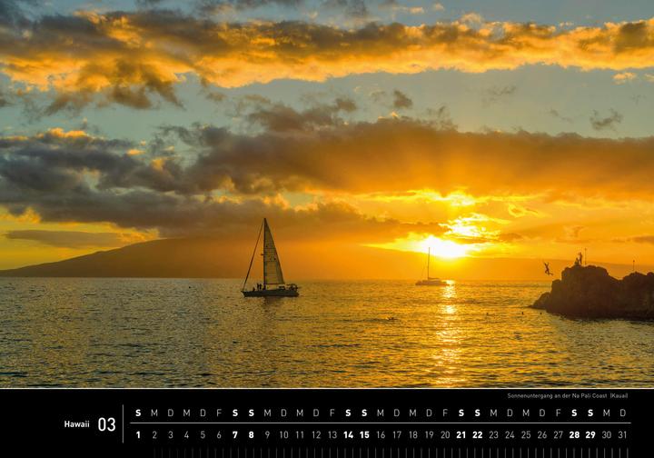 Image du produit Hawaii Premiumkalender 2026 (50 x 35 cm, Allemand)