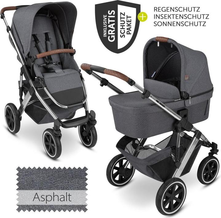 ABC Design Kombikinderwagen Kombi-Kinderwagen Salsa 4 Air - inkl. Babywanne &