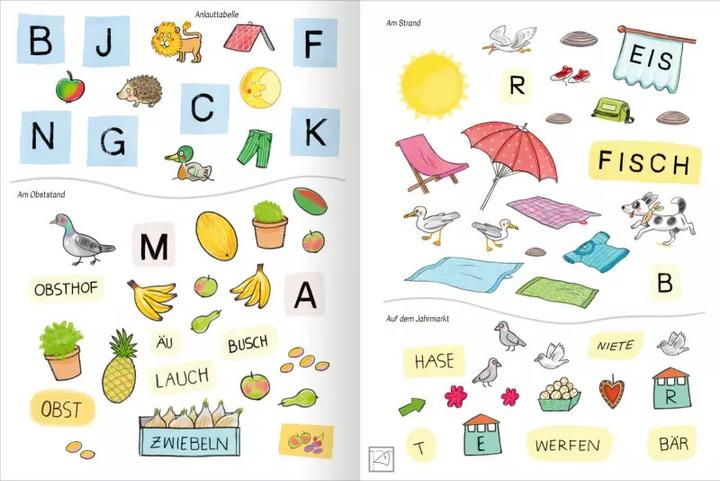Produktbild Stickern & Lernen – Grossbuchstaben