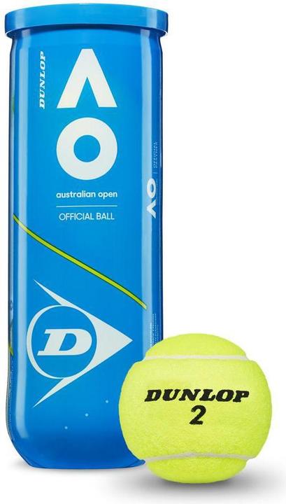 Actual product image Dunlop Tennis Balls Austral Open Uppermid 3pcs