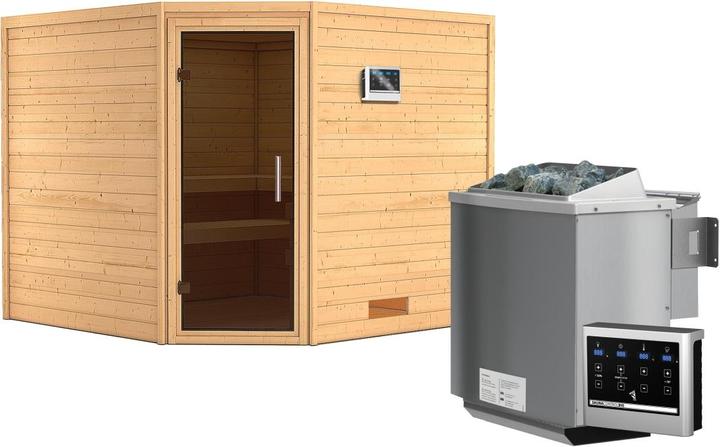 Actual product image Karibu Leona without roof rim (9 KW Bio external control)