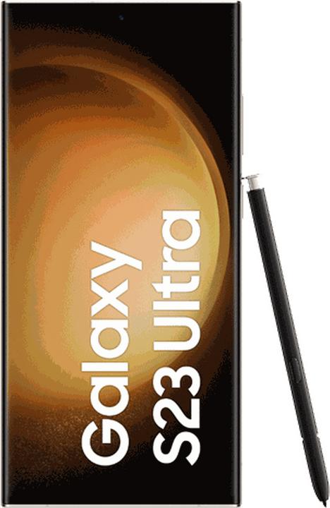 Produktbild Samsung Galaxy S23 Ultra (256 GB, Cream, 6.80", SIM + eSIM, 200 Mpx, 5G)