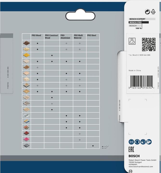 Produktbild Bosch Professional Zubehör PRO Wood Kreissägeblatt, 130 x 2.4 x 20 mm