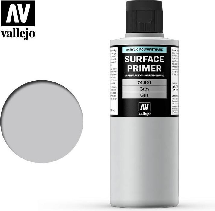 Actual product image Vallejo Surface Primer - Grey 200ml (74.601)