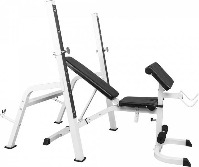 Actual product image Gorilla Sports Weight bench with separate shelf