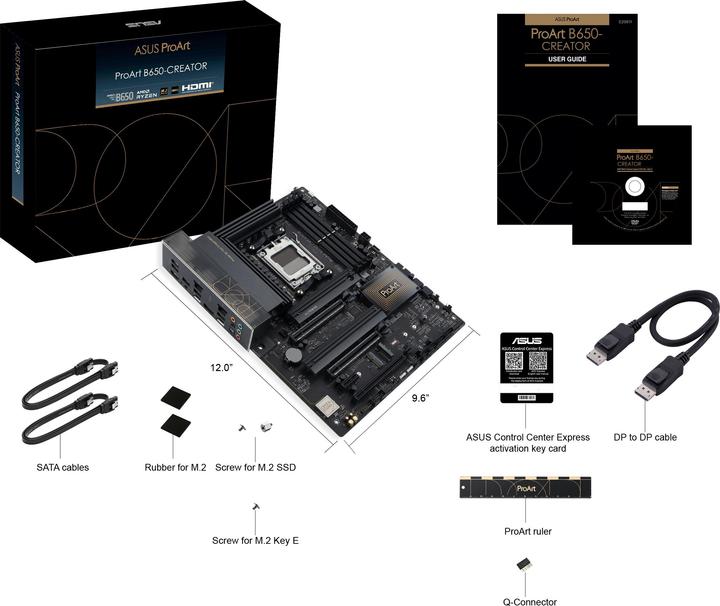 Actual product image ASUS PROART B650 Creator (AM5, AMD B650, ATX)