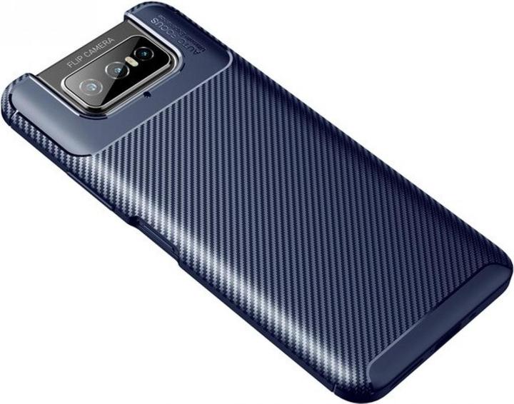 Screenguard Asus Zenfone 7 / 7 Pro Hülle Carbon Design TPU Case (Asus Zenfone 7)