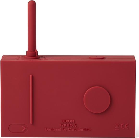 Produktbild Lexon TYKHO 3 BT/FM dark red (UKW, Bluetooth)