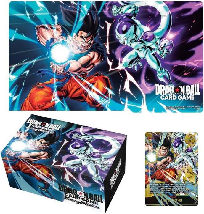 Actual product image Dragon Ball Fusion Wrold Accessories Set 01 - Son Goku vs Frieza EN (English, Booster display)