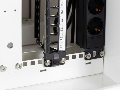Actual product image Deltaco 19"-skåp, 6U, 600x280x600mm, v (10.86 RU, 19 inch rack)
