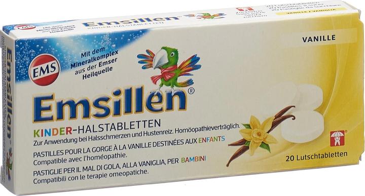 Immagine prodotto Emser Emsillen bambini compresse per la gola vaniglia pz. (1 Pezzo/i)