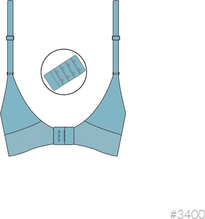 Actual product image Carriwell Seamless padded GelWire nursing bra (XXL)