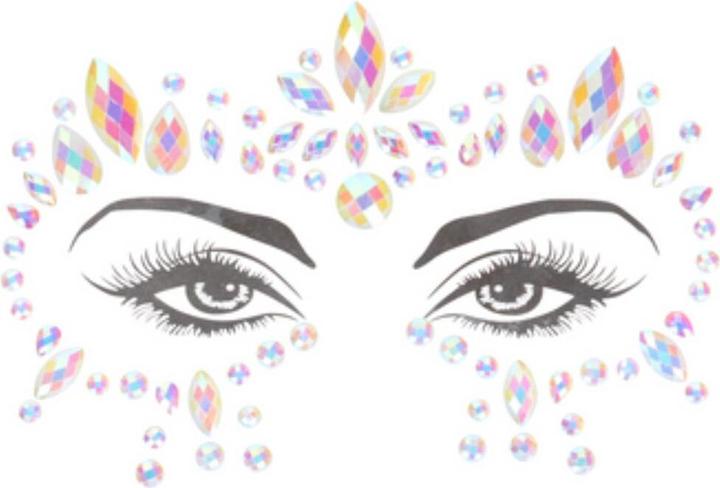Actual product image Ouch! Body Jewelry Stickers - Face