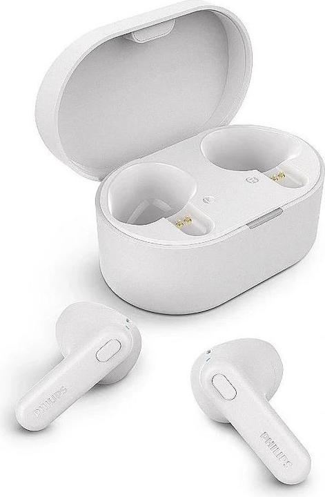 Actual product image Philips TAT1108WT headphones/headset Wireless In-ear Calls/Music Bluetooth White (5 h, Wireless)