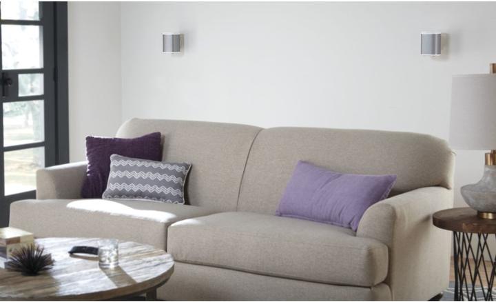Image du produit Sanus Support mural pour Sonos ONE, PLAY:1 & 3 (1 paire, Installation murale, Pivotant, Inclinable)