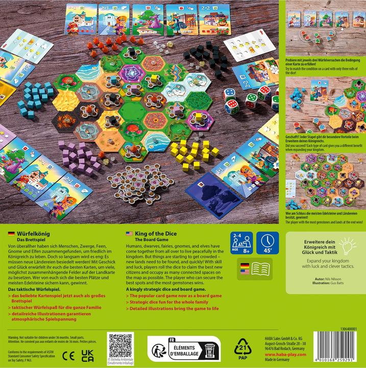 Image du produit Haba Le roi des dés - Le jeu de société (Allemand)