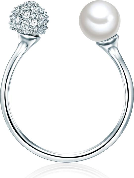 Immagine prodotto Lulu & Jane Donna ottone zirconia cubica conchiglia perla argento - 29445 (54)