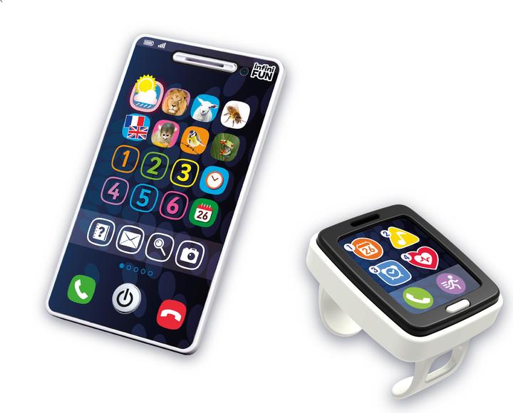 Actual product image KD Toys Mon Téléphone et sa montre (French, English)