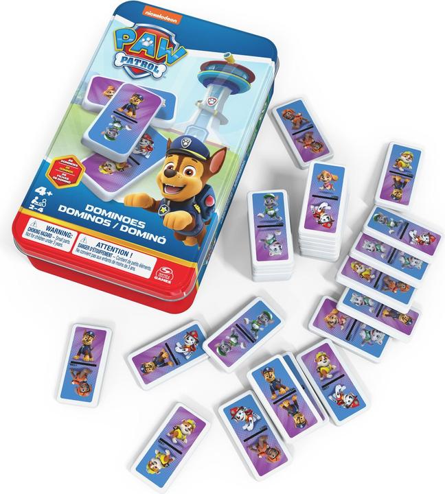 Actual product image Spin Master Paw Patrol Domino Metal Box