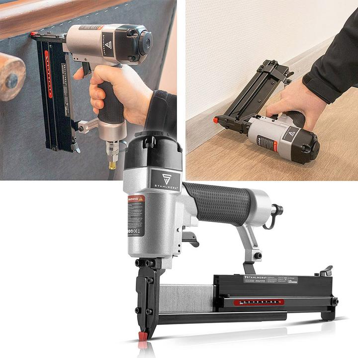 Actual product image Stahlwerk Pneumatic nailer DN-50 ST 2 in 1 with 5-7 bar working pressure