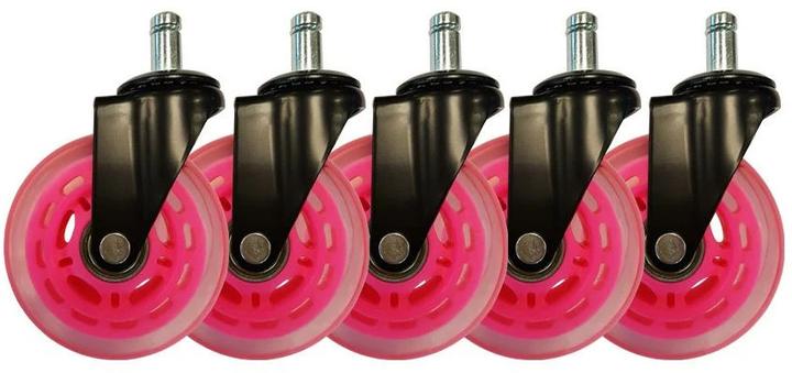 Actual product image LC-Power Gaming Chair Castors Set of 5 Pink