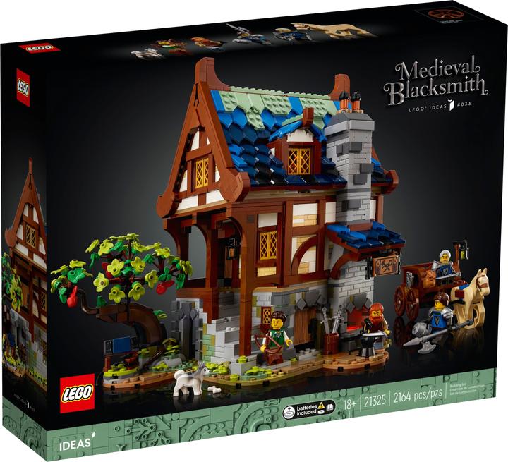Produktbild LEGO Ideas End-Of-Live Set Mittelalterliche Schmiede - 21325 NEU! Teile 2164x (21325)