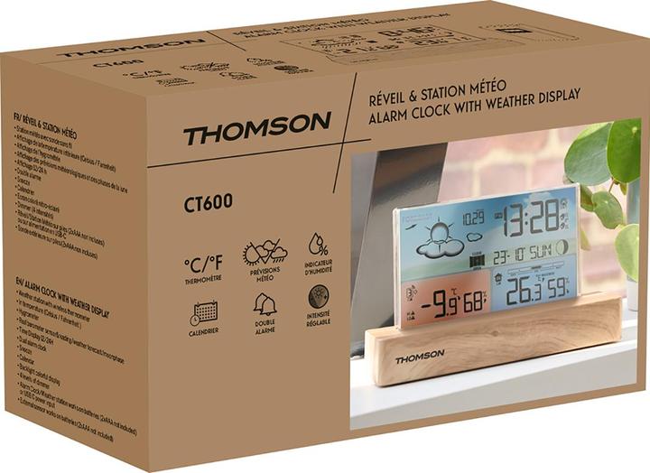 Actual product image Thomson Weather station with alarm clock CT600
