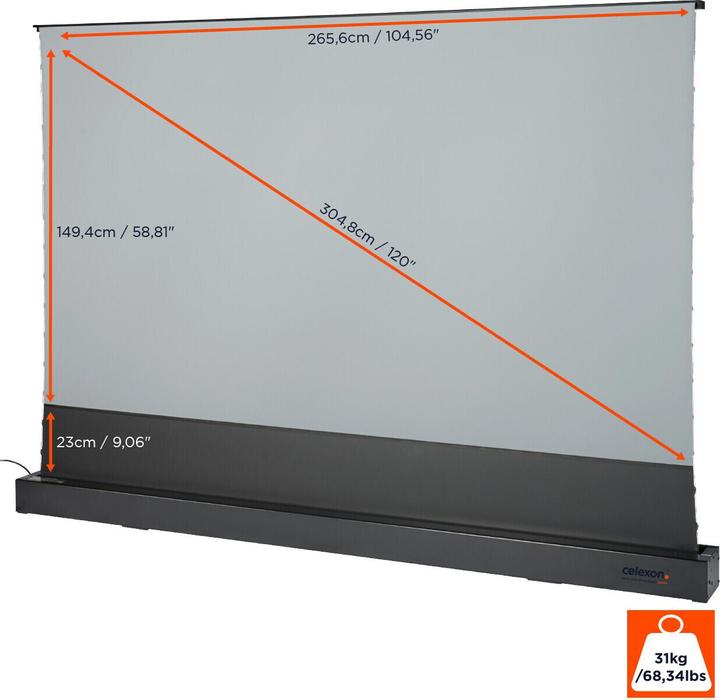 Produktbild Celexon Bodenleinwand CLR HomeCinema (120", 16:9)