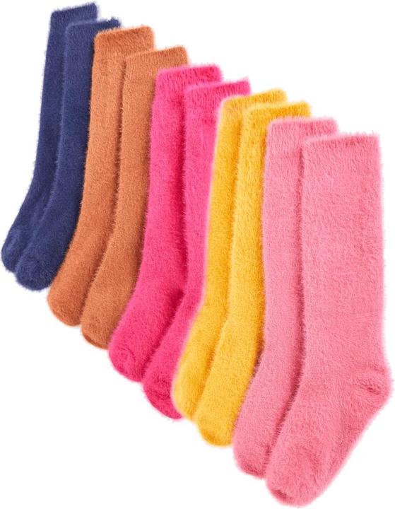 Navy blue, Cognac, Bright Pink, Dusky pink, Ochre