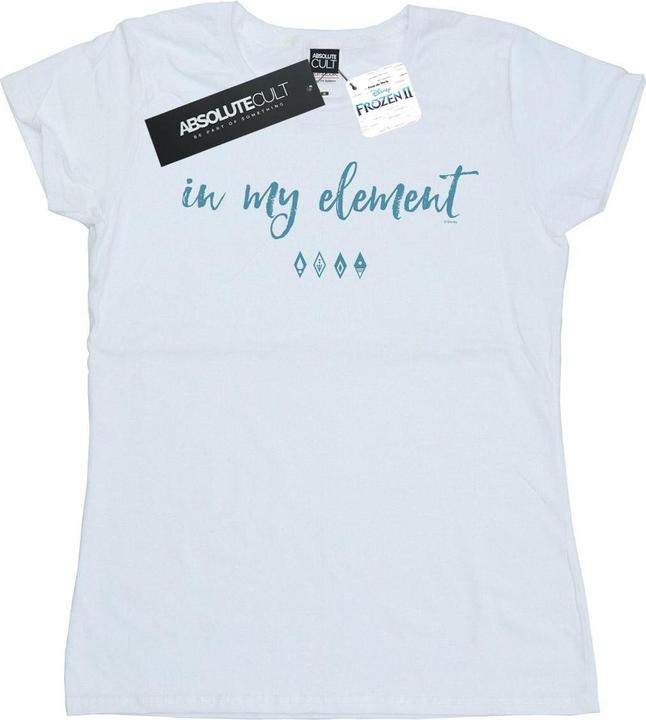 Actual product image Disney Womens/Ladies Frozen 2 In My Element Cotton T-Shirt (M)