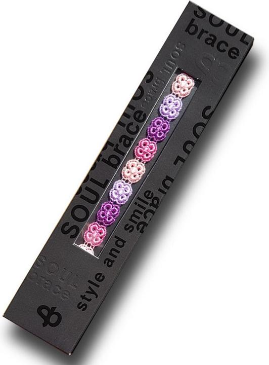 Image du produit Soulbrace bracelet Flower Power (26 cm, Broderie textile)