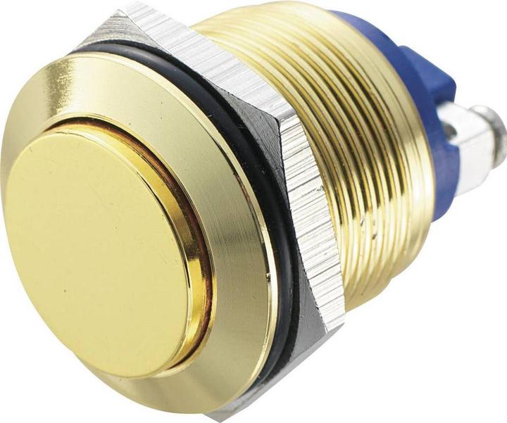Tru Components 701285 GQ 19H-G Vandalism-protected pushbutton 48 V/DC 2 A 1