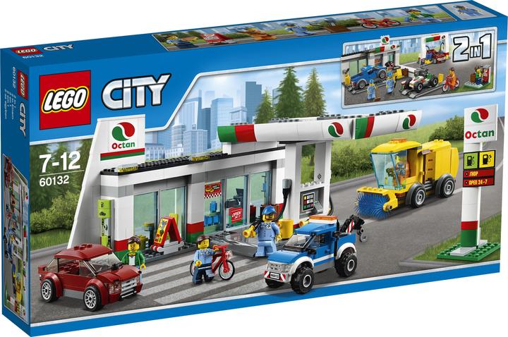 Immagine prodotto LEGO Stazione di servizio in città (60132, LEGO City)