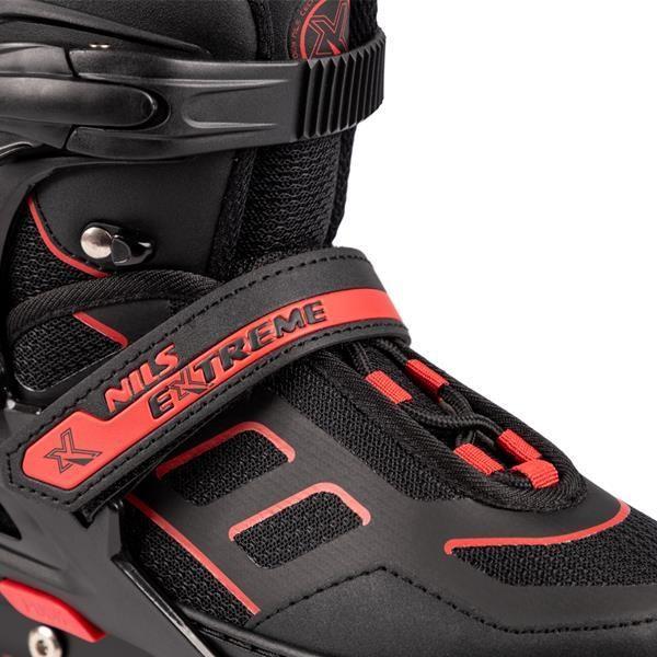 Produktbild Nils Inlineskates Extreme NA14174 schwarz-rot - PU76 mm/82A (M 35-38) (35)