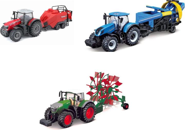 Produktbild Bburago (assortiert)TO TRATTORI CON RIMORCHIO - 10 CM