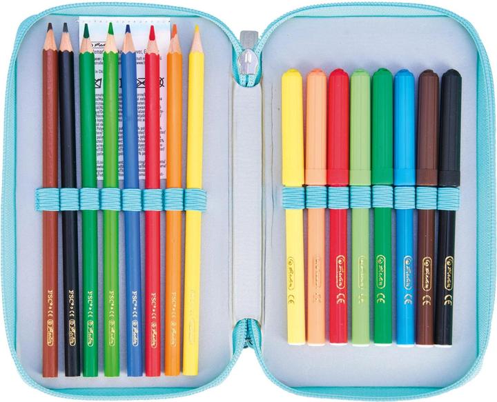 Image du produit Herlitz Étui double 23 pièces Lucky Horse