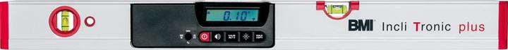 BMI Spirit level Incli Tronic plus 180 cm aluminium silver ± 0,05°-0,1° (180 cm)