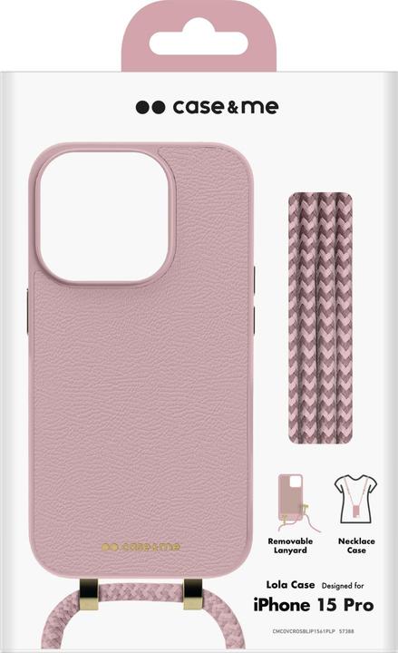 Actual product image Caseme Lola Case Cover with detachable shoulder strap for iPhone 15 Pro (Apple iPhone 15 Pro)