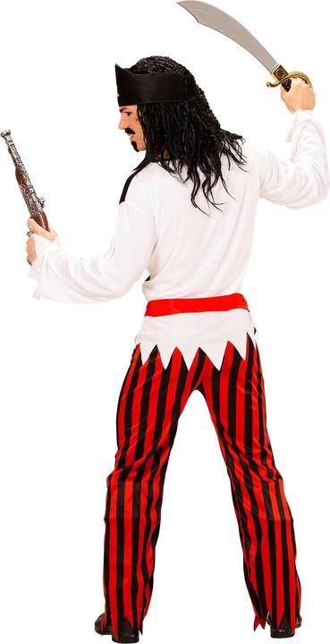 Image du produit Widmann Piraten Kostüm mit T-Shirt mit Weste, Hose, Gürtel, Stirnband (S)