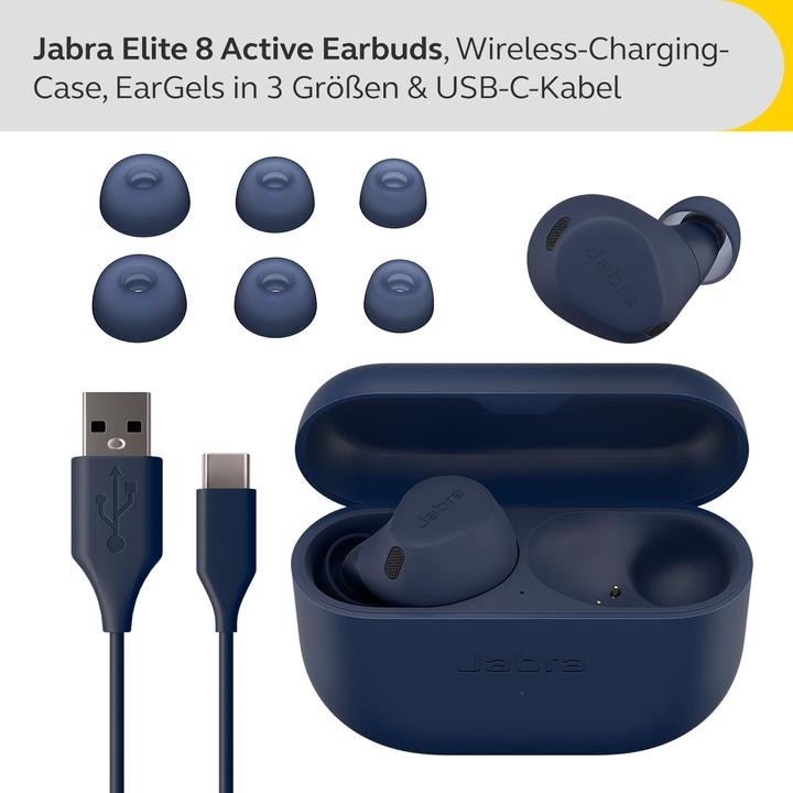 Image du produit Jabra Elite 8 Active (ANC, 8 h, Sans fil)
