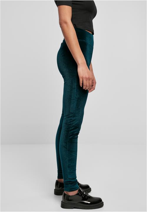 Image du produit Urban Classics Leggings femme taille haute en velours (5XL)