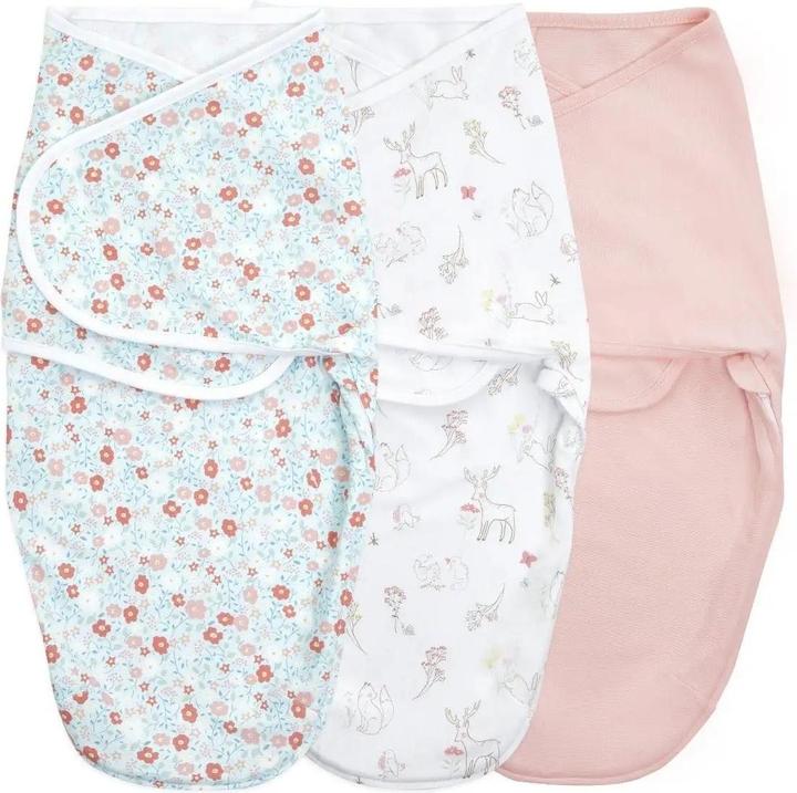 Actual product image aden + anais 3 pack easy swaddle™ wrap 1.0 TOG (52 cm, 23 cm)