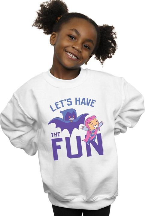 Image du produit - Sweat TEEN TITANS GO LET'S HAVE THE FUN - Fille (128)