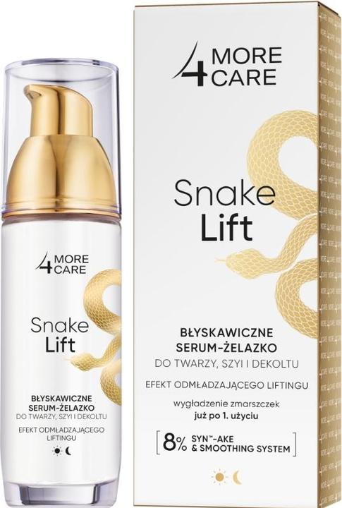Produktbild Oceanic More4Care Snake Lift Błyskawiczne Serum-żelazko do twarzy,szyi i dekoltu 35ml (35 ml)