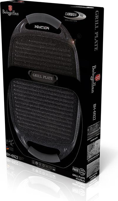 Actual product image BerlingerHaus Tray Grill Plate Berlinger House Bh-6922 Carbon Pro (Grill pan)